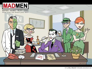 Illustration for article titled The real Mad Men are the jokers of Arkham Asylum